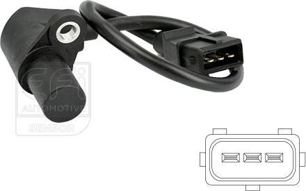 EFI 303204 - Датчик імпульсів, колінчастий вал autocars.com.ua