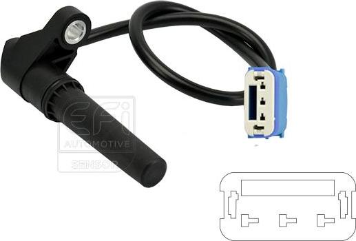 EFI 303248 - Датчик частоти обертання, автоматична коробка передач autocars.com.ua