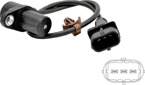 EFI 303268 - Датчик імпульсів, колінчастий вал autocars.com.ua