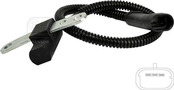 EFI 303298 - Датчик імпульсів, колінчастий вал autocars.com.ua