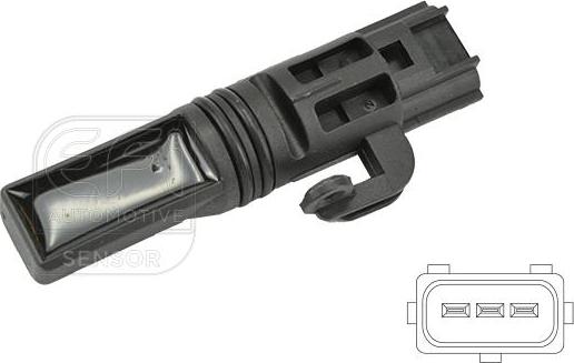 EFI 303303 - Датчик швидкості, спідометра autocars.com.ua