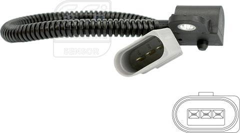 EFI 303304 - Датчик, положення розподільного валу autocars.com.ua