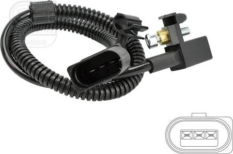 EFI 303346 - Датчик імпульсів, колінчастий вал autocars.com.ua