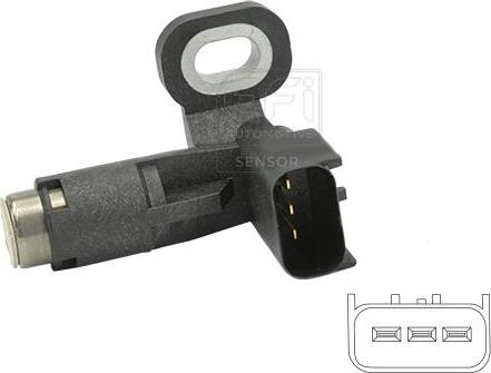 EFI 303383 - Датчик імпульсів, колінчастий вал autocars.com.ua