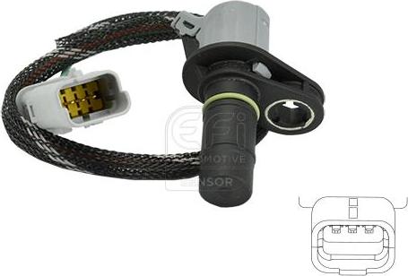 EFI 303390 - Датчик імпульсів, колінчастий вал autocars.com.ua