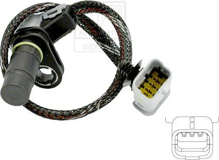 EFI 303392 - Датчик частоти обертання, ступінчаста коробка передач autocars.com.ua