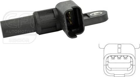 EFI 303432 - Датчик, положення розподільного валу autocars.com.ua