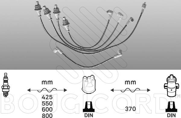 EFI 3192 - Комплект проводів запалювання autocars.com.ua