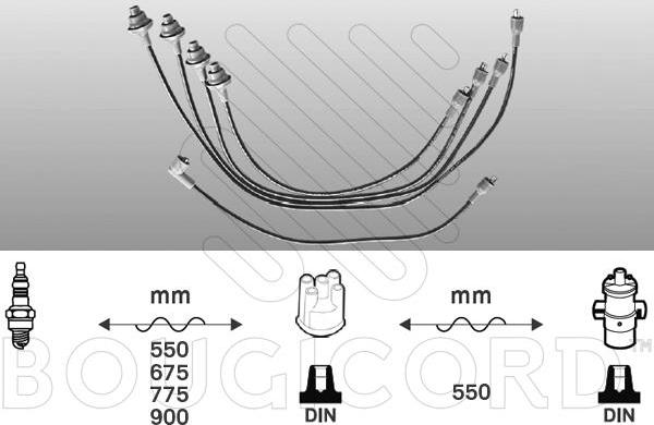 EFI 3379 - Комплект проводів запалювання autocars.com.ua
