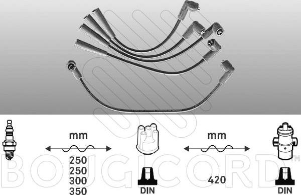 EFI 3462 - Комплект проводів запалювання autocars.com.ua