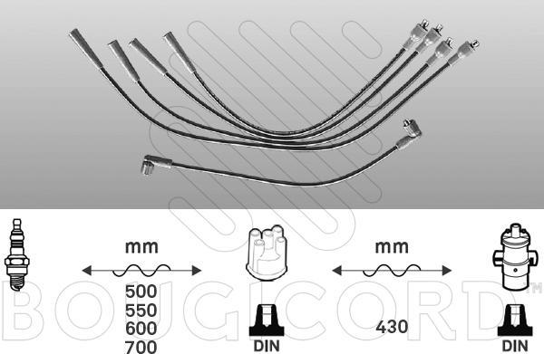 EFI 4007 - Комплект проводів запалювання autocars.com.ua