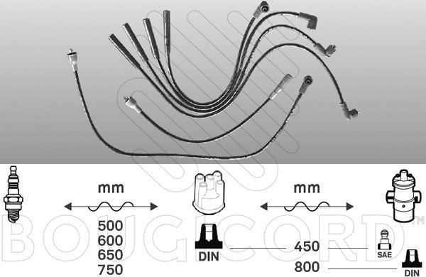 EFI 4120 - Комплект проводів запалювання autocars.com.ua