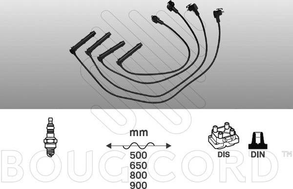 EFI 4147 - Комплект проводів запалювання autocars.com.ua