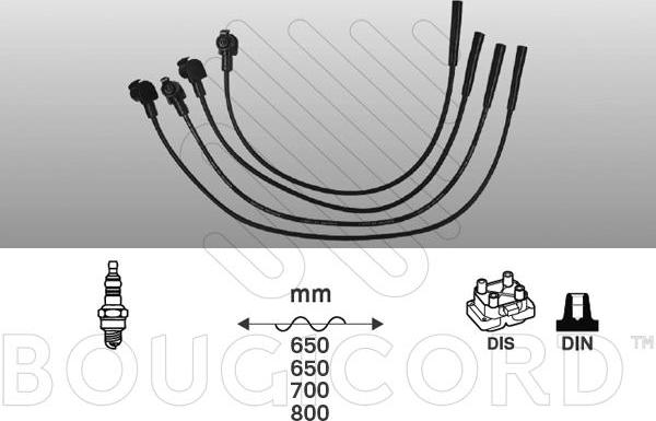 EFI 4149 - Комплект проводів запалювання autocars.com.ua
