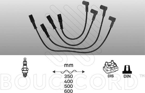 EFI 4158 - Комплект проводів запалювання autocars.com.ua