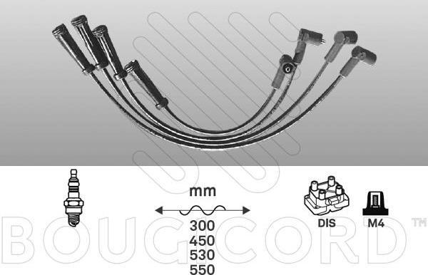 EFI 4162 - Комплект проводів запалювання autocars.com.ua