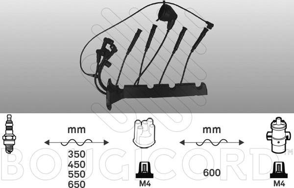 EFI 4169 - Комплект проводів запалювання autocars.com.ua