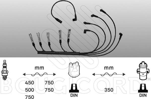 EFI 4179 - Комплект проводів запалювання autocars.com.ua