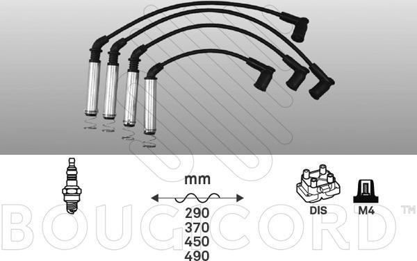EFI 4197 - Комплект проводів запалювання autocars.com.ua
