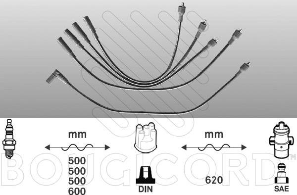 EFI 4313 - Комплект проводів запалювання autocars.com.ua