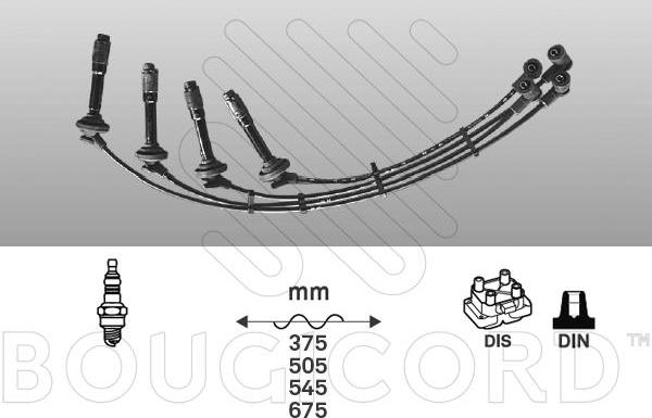 EFI 6101 - Комплект проводів запалювання autocars.com.ua