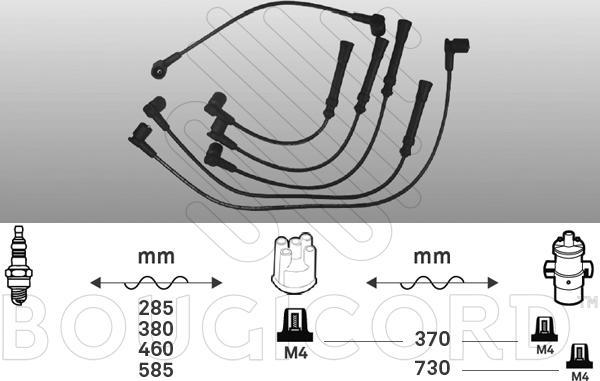 EFI 6429 - Комплект проводів запалювання autocars.com.ua