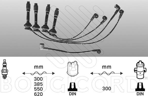EFI 6820 - Комплект проводів запалювання autocars.com.ua