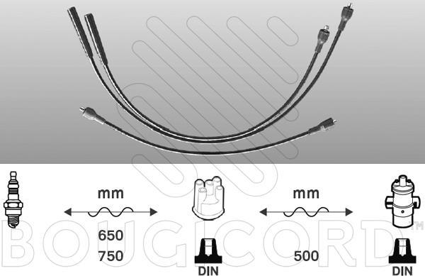 EFI 7114 - Комплект проводів запалювання autocars.com.ua