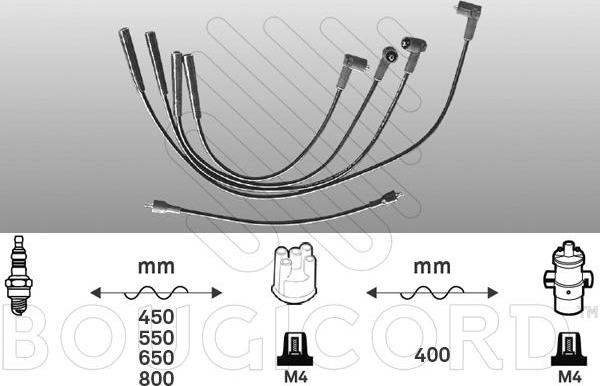 EFI 7121 - Комплект проводів запалювання autocars.com.ua
