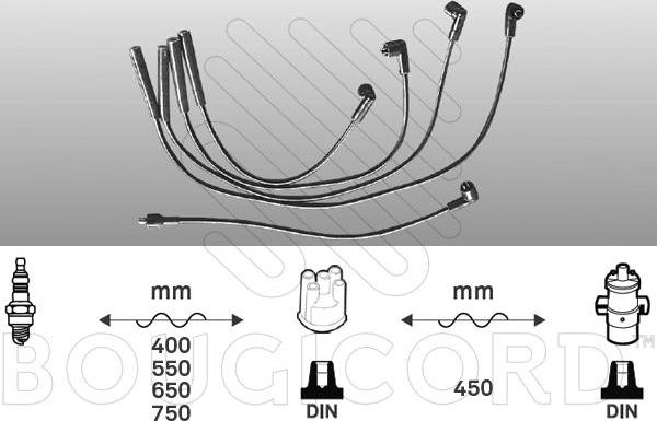 EFI 7135 - Комплект проводів запалювання autocars.com.ua