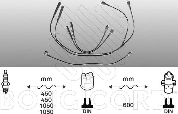 EFI 7140 - Комплект проводів запалювання autocars.com.ua