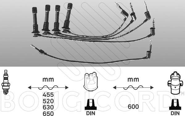 EFI 7145 - Комплект проводів запалювання autocars.com.ua