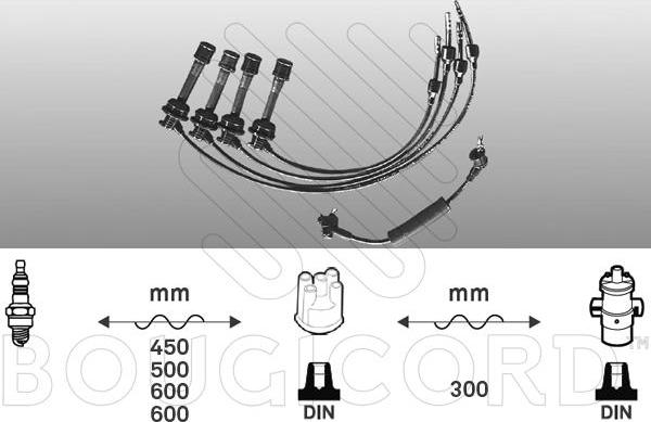 EFI 7190 - Комплект проводів запалювання autocars.com.ua