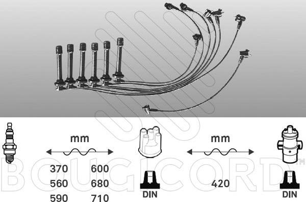 EFI 7192 - Комплект проводів запалювання autocars.com.ua
