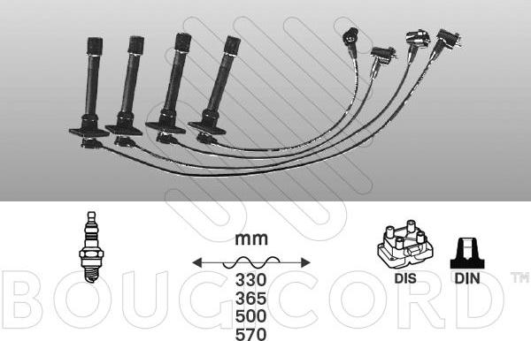 EFI 7193 - Комплект проводів запалювання autocars.com.ua