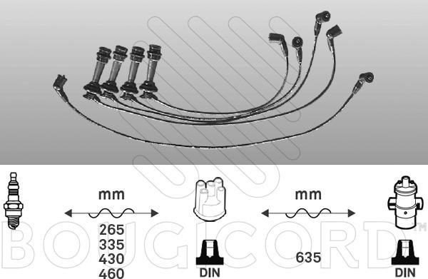 EFI 7196 - Комплект проводів запалювання autocars.com.ua