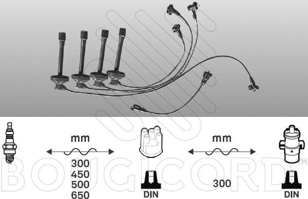 EFI 7198 - Комплект проводів запалювання autocars.com.ua