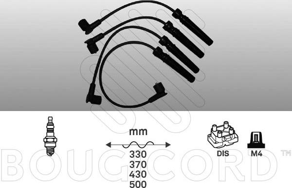 EFI 7216 - Комплект проводів запалювання autocars.com.ua