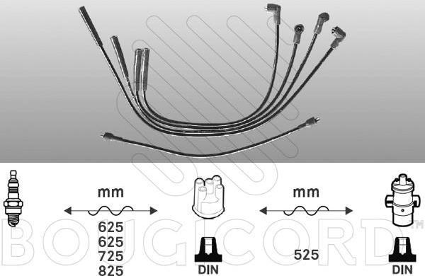 EFI 7219 - Комплект проводів запалювання autocars.com.ua
