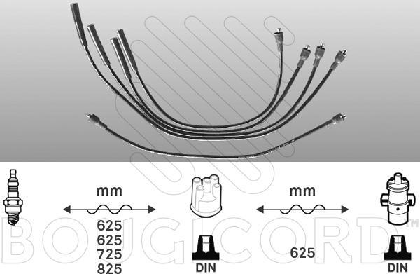EFI 7220 - Комплект проводів запалювання autocars.com.ua