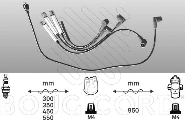 EFI 7232 - Комплект проводів запалювання autocars.com.ua
