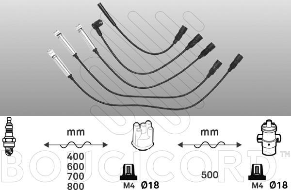 EFI 7241 - Комплект проводів запалювання autocars.com.ua