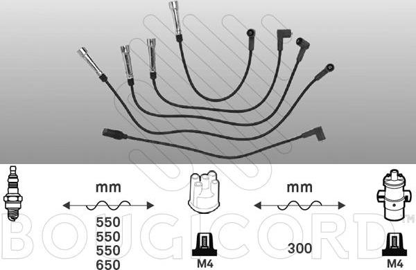 EFI 7245 - Комплект проводів запалювання autocars.com.ua