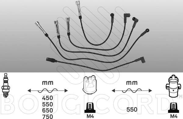 EFI 7248 - Комплект проводів запалювання autocars.com.ua