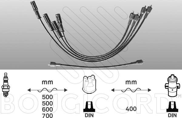 EFI 7265 - Комплект проводів запалювання autocars.com.ua