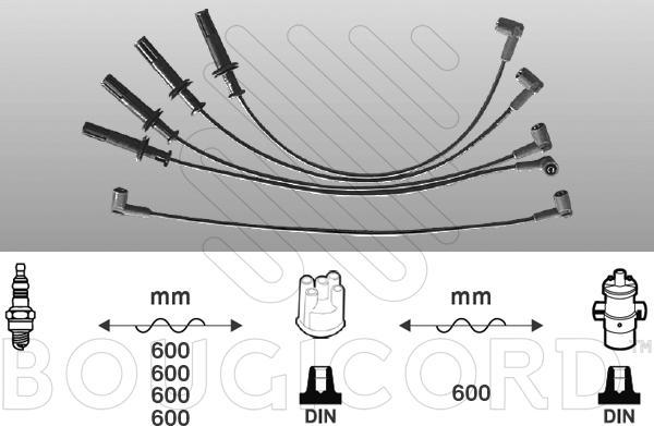 EFI 7267 - Комплект проводів запалювання autocars.com.ua