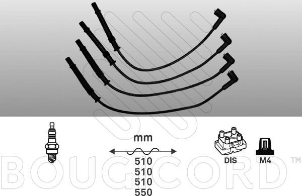 EFI 8114 - Комплект проводів запалювання autocars.com.ua