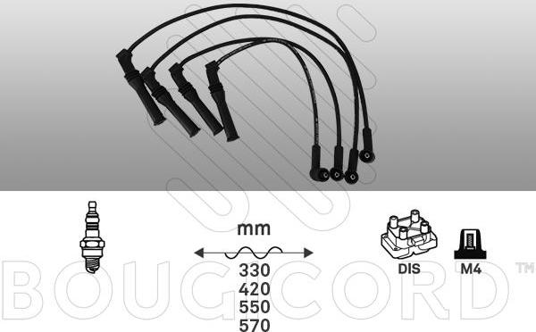 EFI 8120 - Комплект проводів запалювання autocars.com.ua