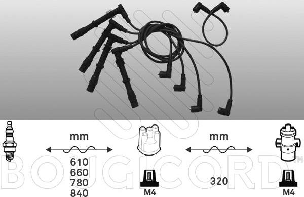 EFI 9235 - Комплект проводів запалювання autocars.com.ua