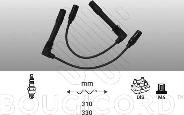 EFI 9856 - Комплект проводів запалювання autocars.com.ua